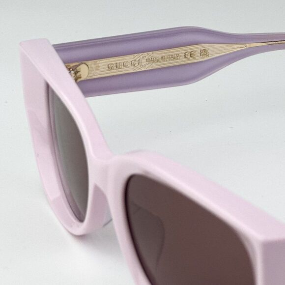 NEW Gucci GG1532SA 004 Pink Brown Unisex Cat Eye Sunglasses GG 1532SA - Picture 7 of 10